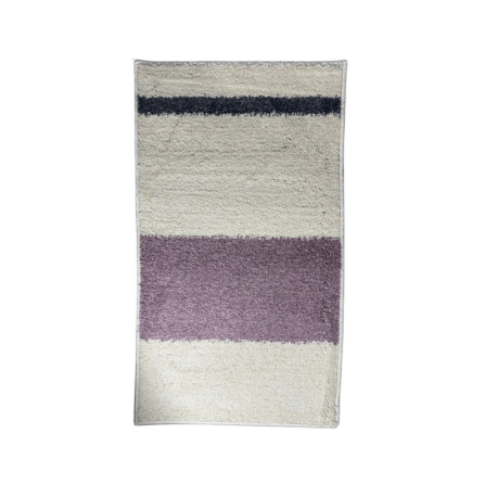พรมเช็ดเท้า JKLOVEHOME DOORMAT SERIES 032 40X70 ซม. สีเบจ/สีม่วง_0